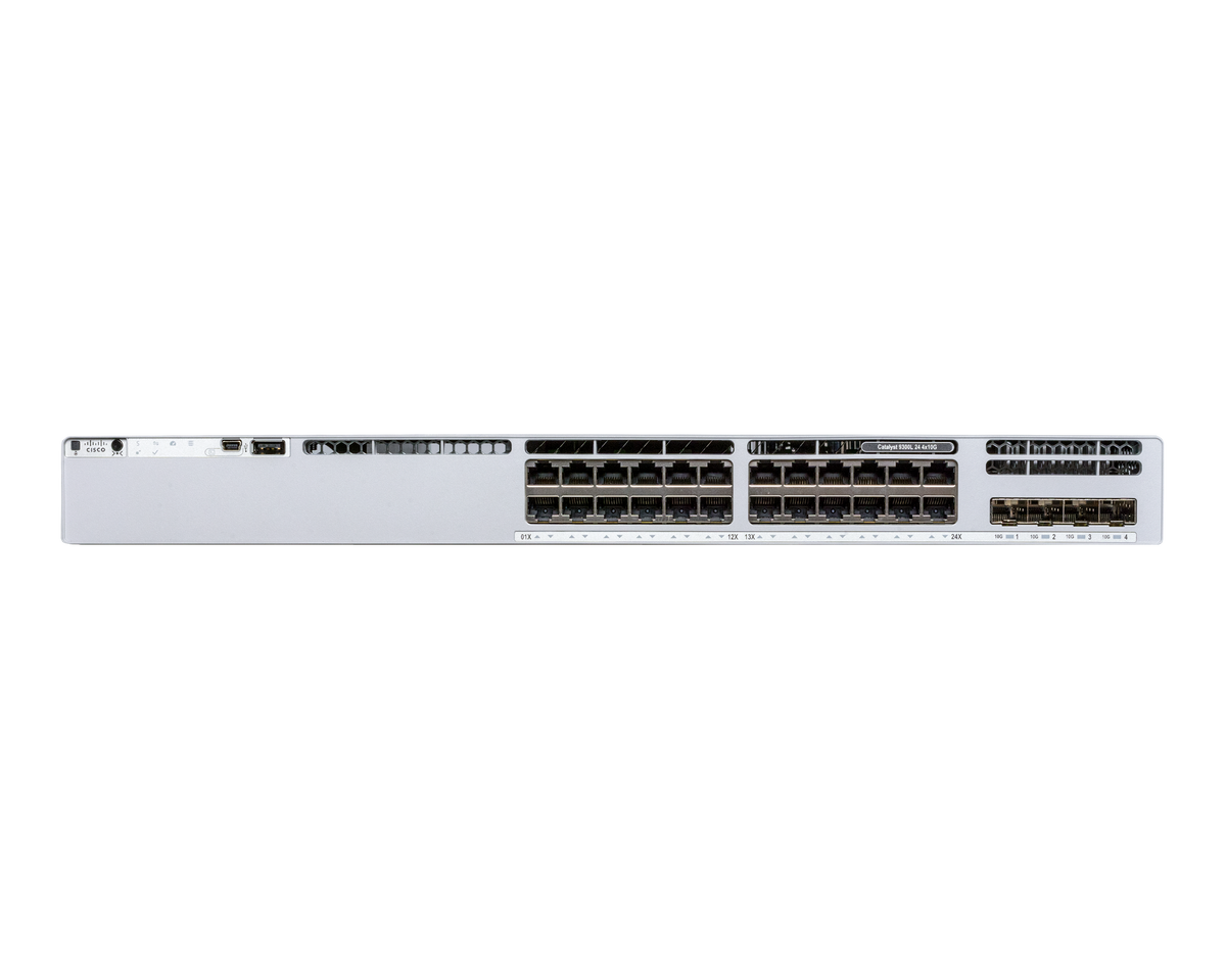 Cisco Catalyst 9300L-24T-4X Cloud-Managed 24-Port Gigabit Switch
