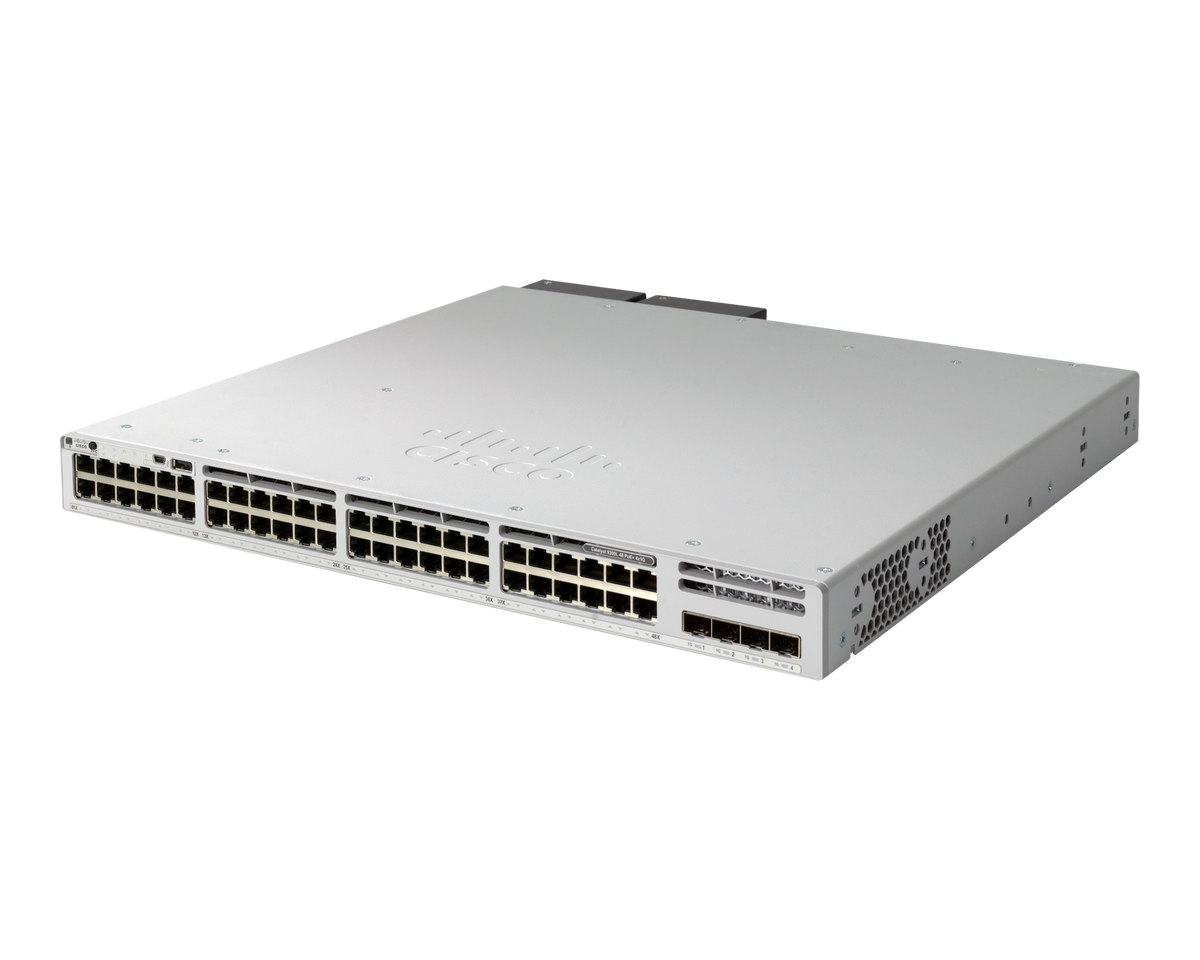 Cisco Catalyst 9300L-48P-4X Cloud-Managed 48-Port PoE+ Gigabit Switch