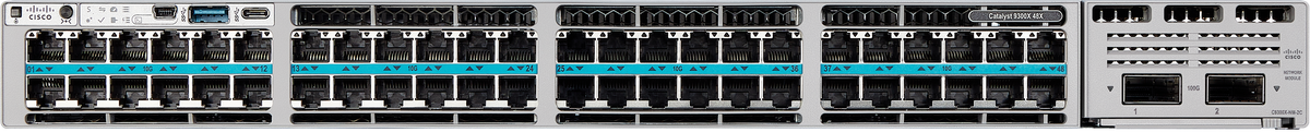 Cisco Catalyst 9300X-48TX Cloud-Managed 48-Port 10G Multigigabit Switch