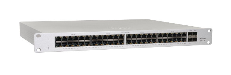 Cisco Meraki MS130-48P Cloud-Managed 48-Port PoE Gigabit Switch