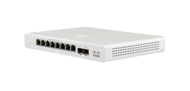 Cisco Meraki MS130-8P Cloud-Managed 8-Port PoE Gigabit Switch