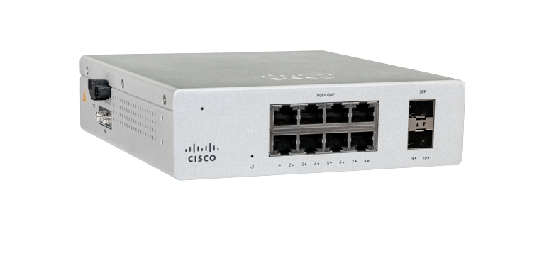 Cisco Meraki MS130R-8P Cloud-Managed Ruggedized 8-Port PoE Switch