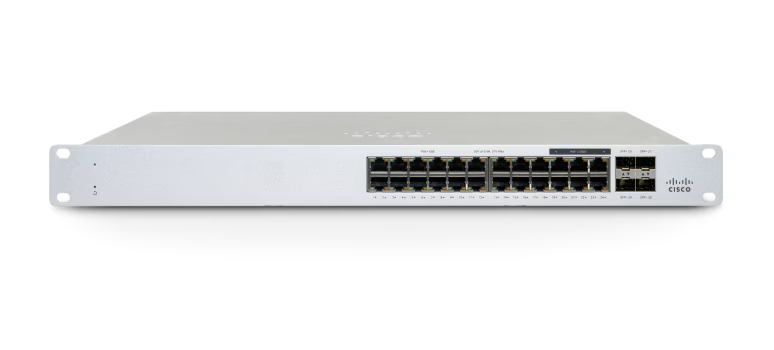 Cisco Meraki MS130-24P Cloud-Managed 24-Port GE 370W PoE+ Switch