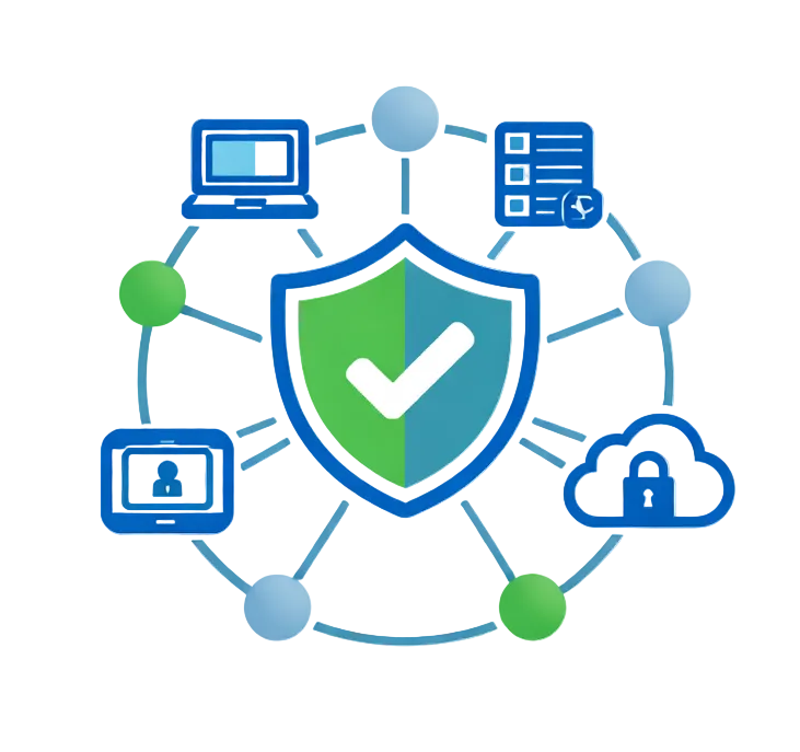 Managed IT services with proactive support, Microsoft 365 management, and network security