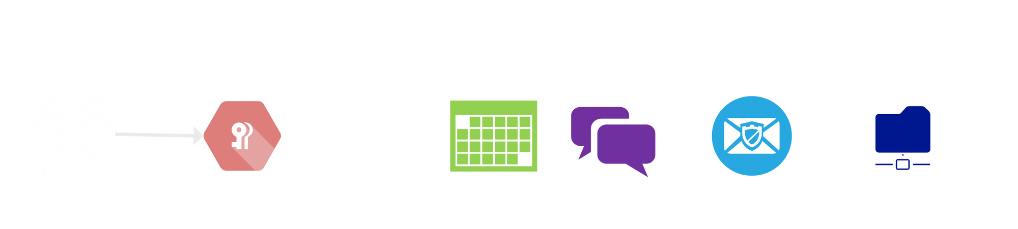 Business team collaborating with Microsoft 365 - email, Teams meetings, and cloud productivity tools