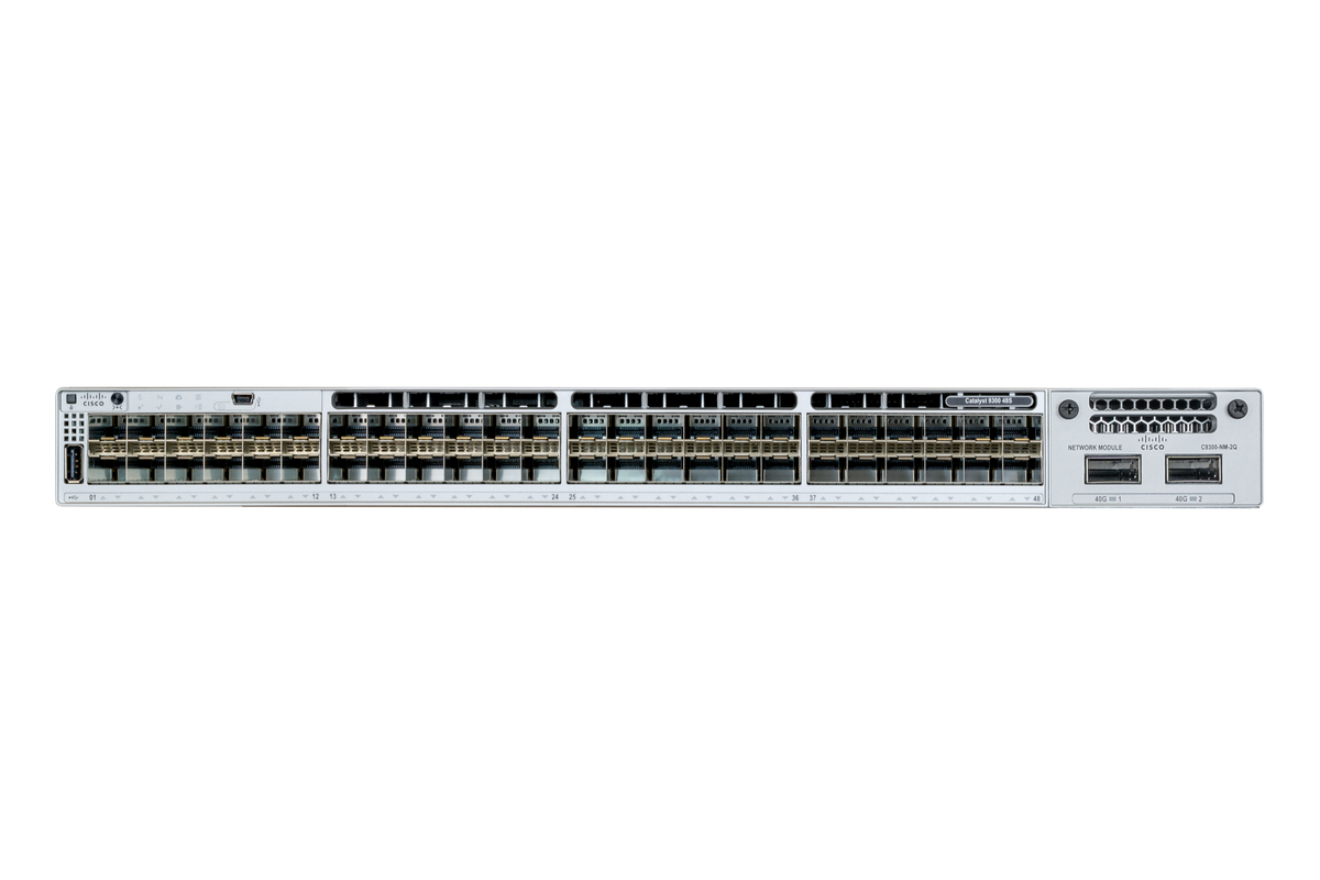 Cisco Catalyst 9300-48S Cloud-Managed 48-Port 1G SFP Fiber Switch