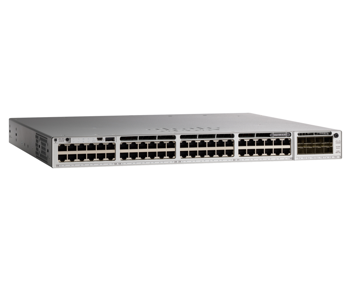 Cisco Catalyst 9300-48U Cloud-Managed 48-Port UPoE Gigabit Switch