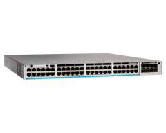 Cisco Catalyst C9300-48UN front three-quarter (left)