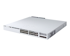 Cisco Catalyst C9300L-24P-4X front three-quarter view