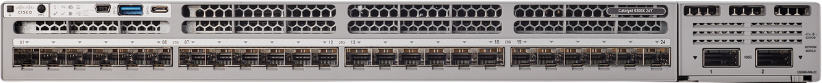 Cisco Catalyst 9300X-24Y Cloud-Managed 24-Port 25G SFP28 Switch