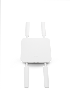 Cisco Meraki MG51E cellular gateway — front tilt view