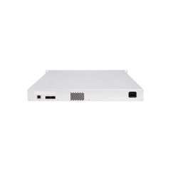 Cisco Meraki MS150-48LP rear — power and management