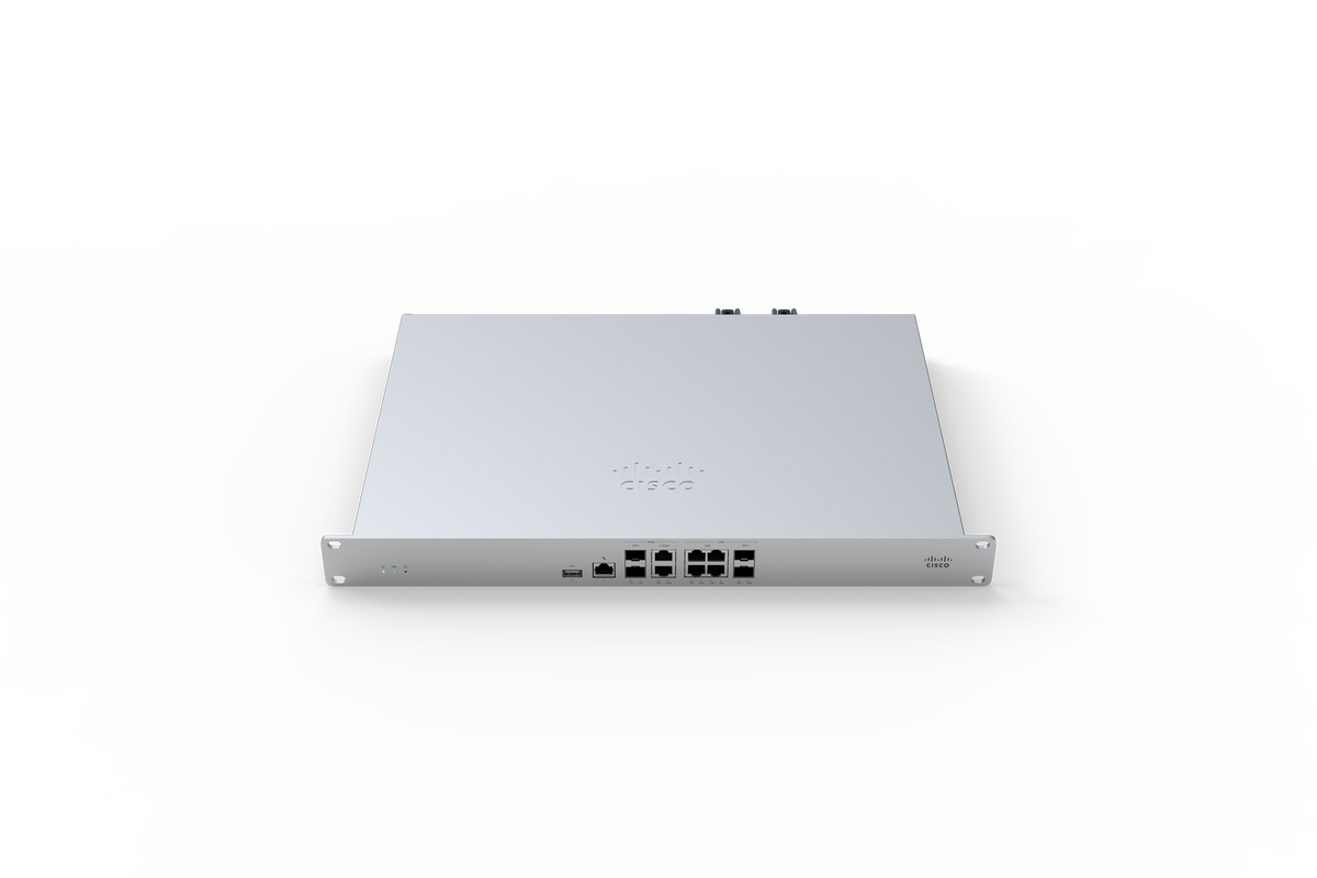 Cisco Meraki MX105 Cloud-Managed Security & SD-WAN Appliance